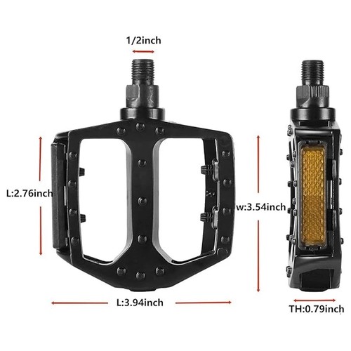 Bicycle pedals metal alloy - pedals,