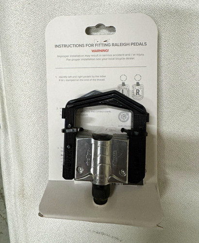 Raleigh folding pedal 16in - raleigh, 9/16in