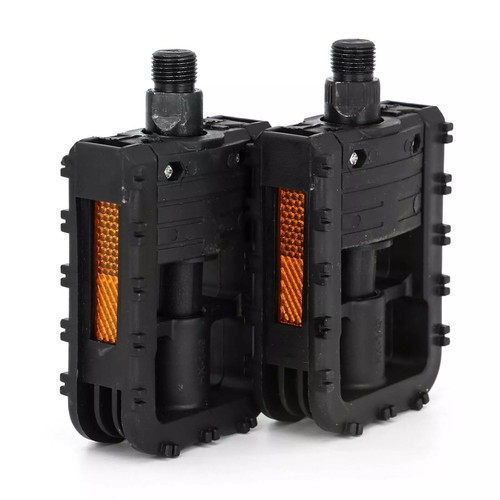 Pair bicycle pedals flat - bicycle,